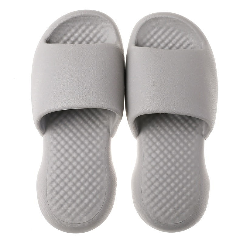 Slippers Like a Cloud Non-Slip Quick Dry Shower Sandals Bathroom,Grey, 42-43 1 count