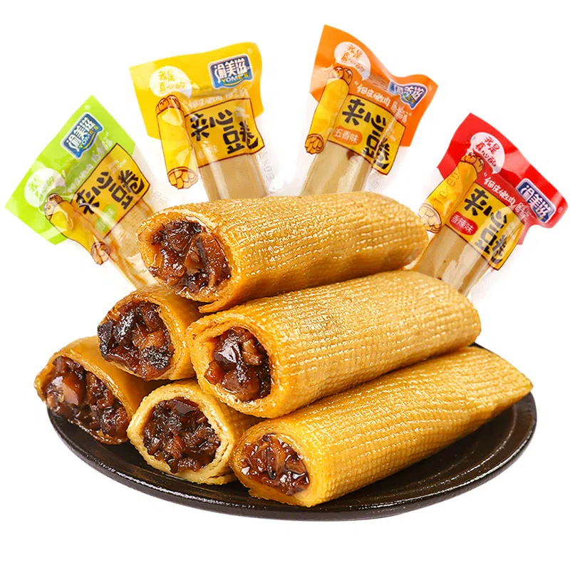 Net red mushroom sandwich bean roll casual snack 33g*6 packs 200 g