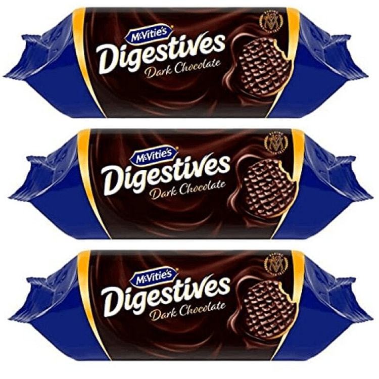 Mcvities Digestive Dark Chocolate 300g -Pack of 3 3 pack