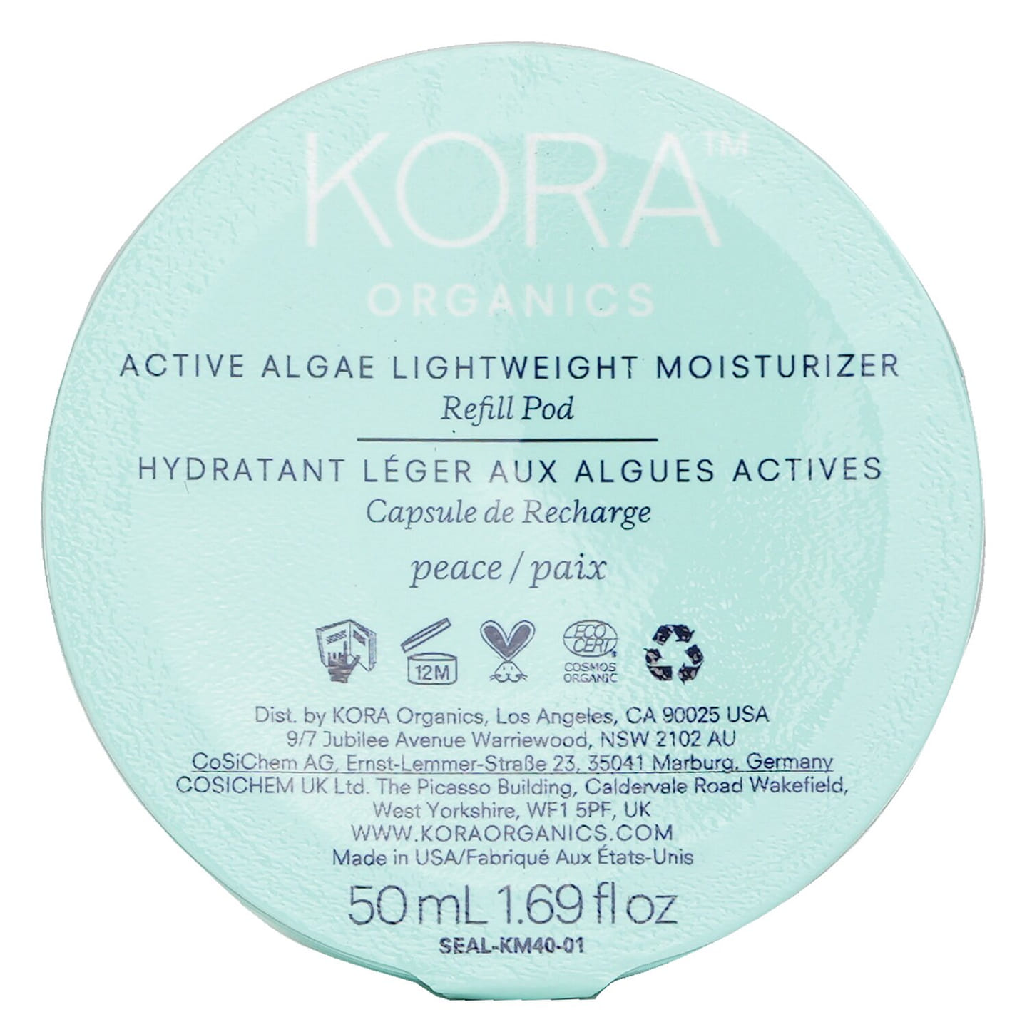Kora Organics Seaweed Essence Cream Refill 50ml/1.69oz 50 ml