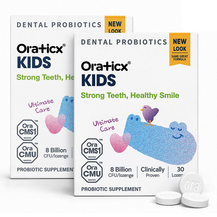 Oraticx Kids Dental Probiotics 2-Pack 30 count*2 pack