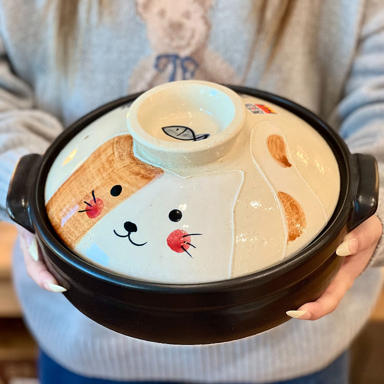 Banko ware Kitty 2.3L Donabe 8 size(Gift Box)