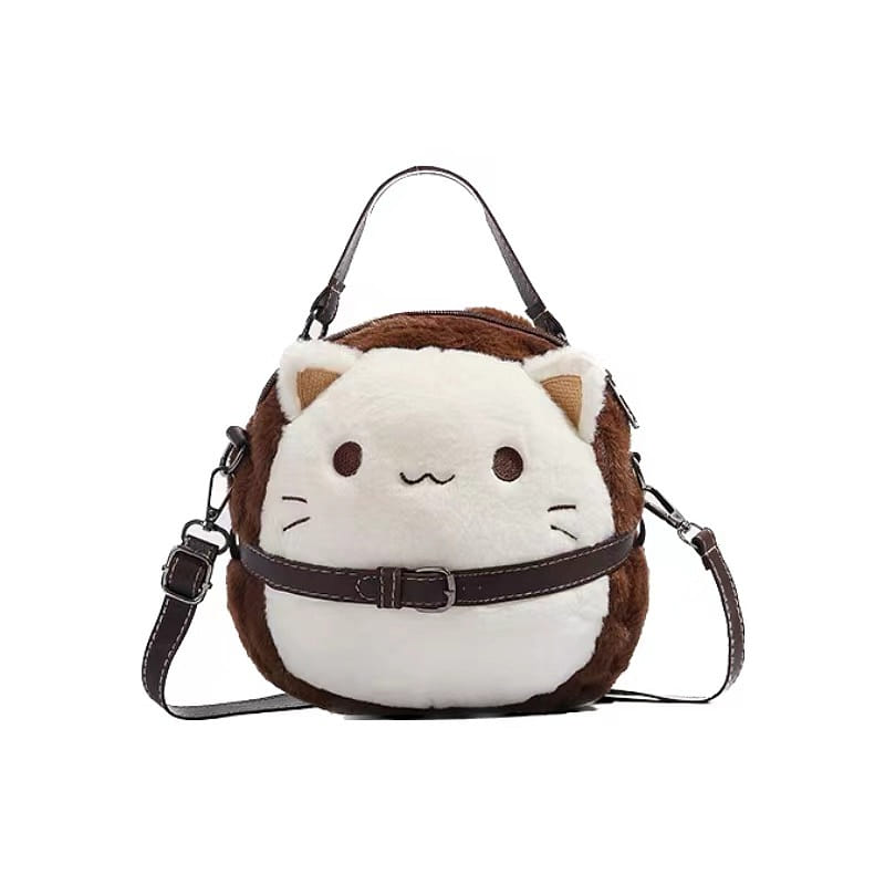 Cute Cat Bag Plush Doll Holding Bag Birthday Gift – Cat Bag 1 Pc 1 count