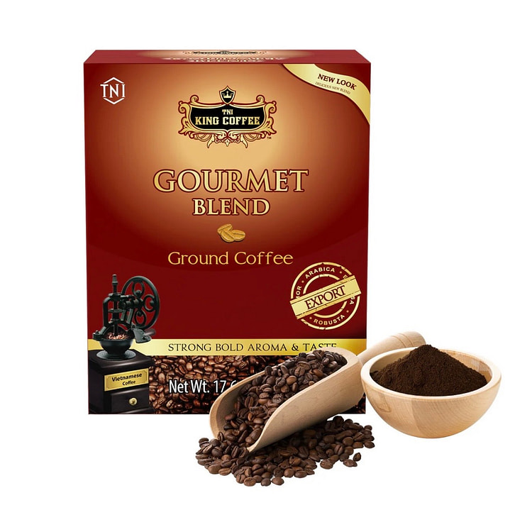 TNI King Coffee Gourmet Blend Ground Coffee 500g 500 g