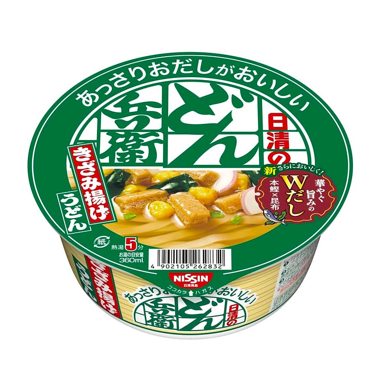 NISSIN 东兵卫 炸豆腐乌冬面酱油味 68g