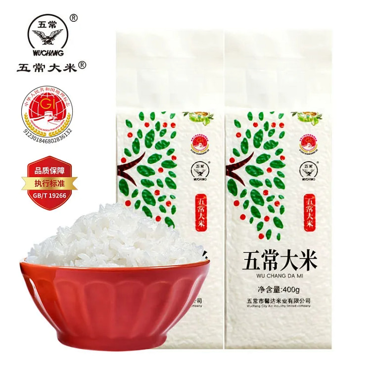 小包装五常基地原香稻大米400g*1袋东北大米