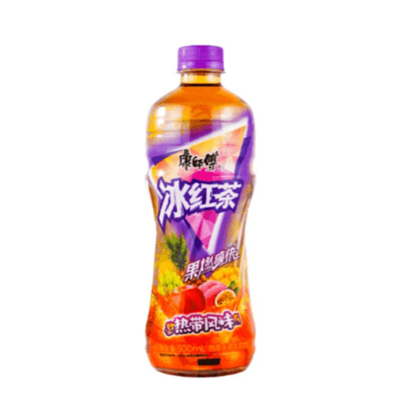 Master Kong Iced Black Tea-Tropical Fruit Flavor 500 ml