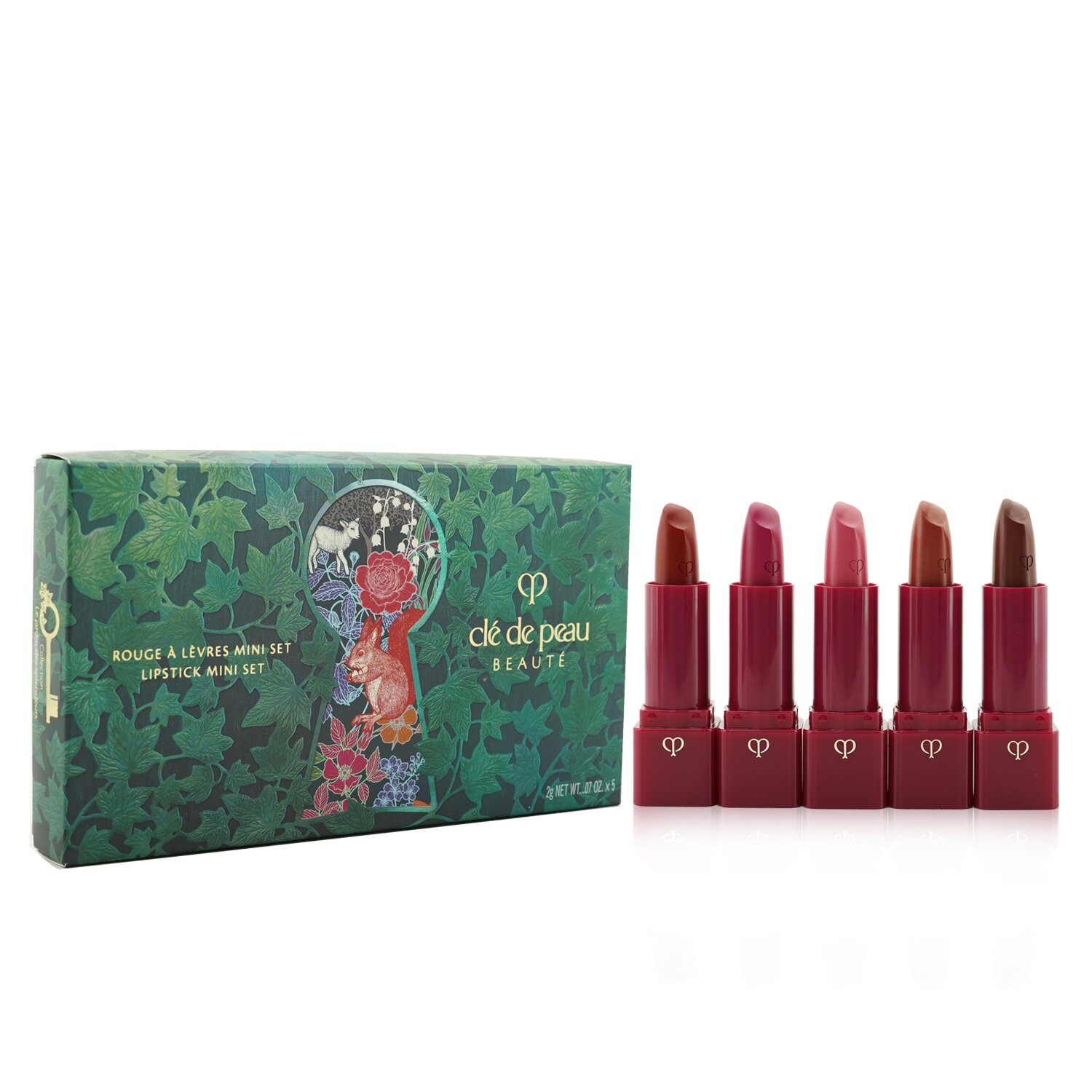clé de peau ミニサイズのノベルティ Cle De Peau Mini Lipstick Set (5x Mini Lipstick) (Limited Edition
