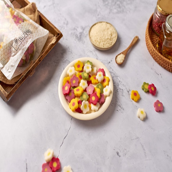 [Miji] Flower-Shaped Rice Cake Soup Slices