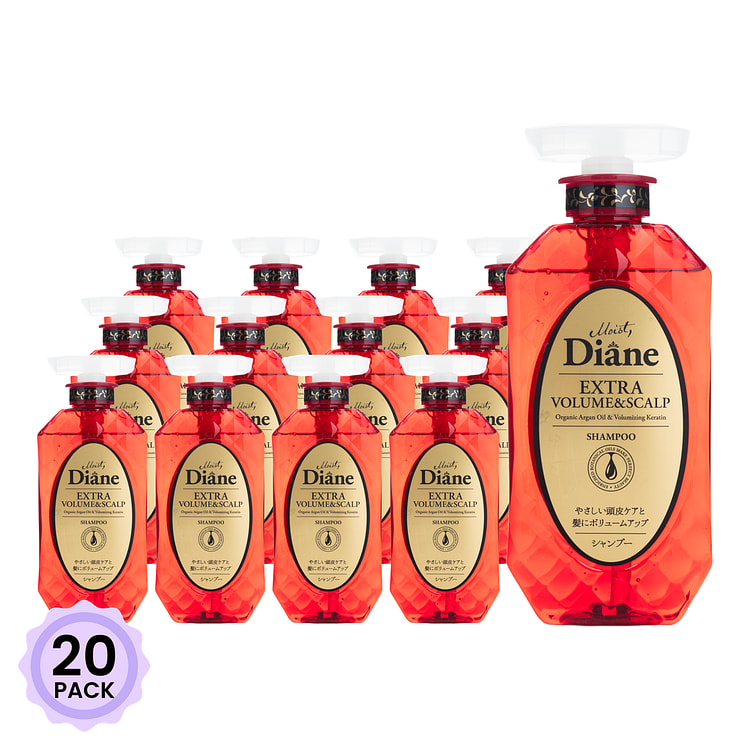 Moist Diane 摩洛哥油头皮护养洗发水 450 毫升*20 包