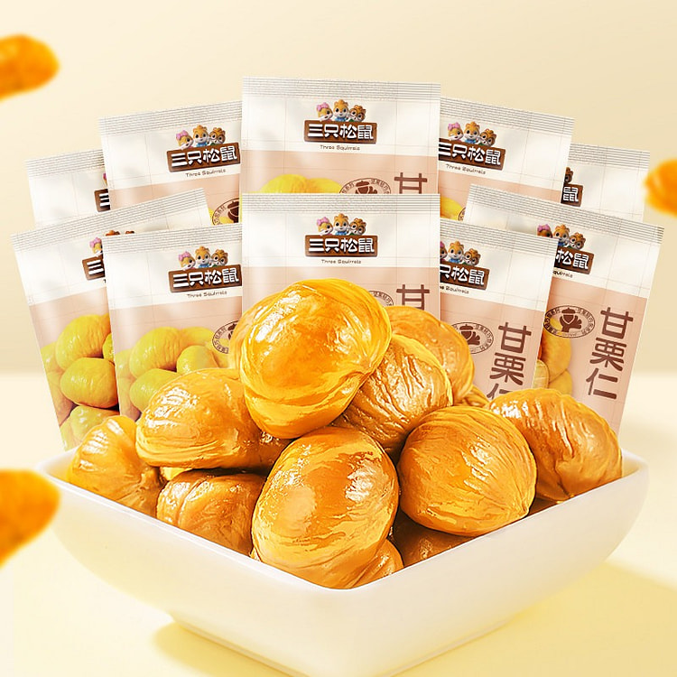 三只松鼠 甘栗仁50g*12 600 克