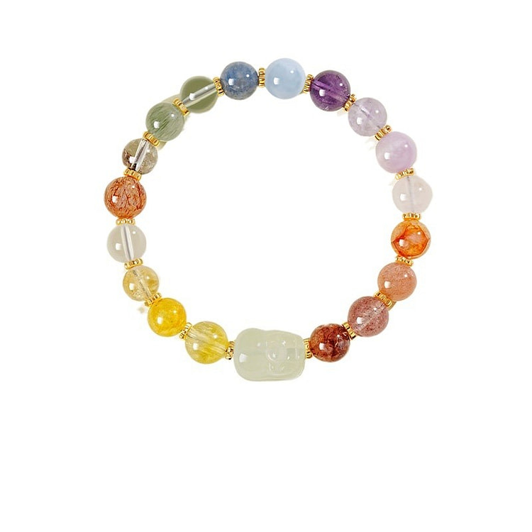 Duo Bao Crystal Bracelet Handmade 15cm 1 box