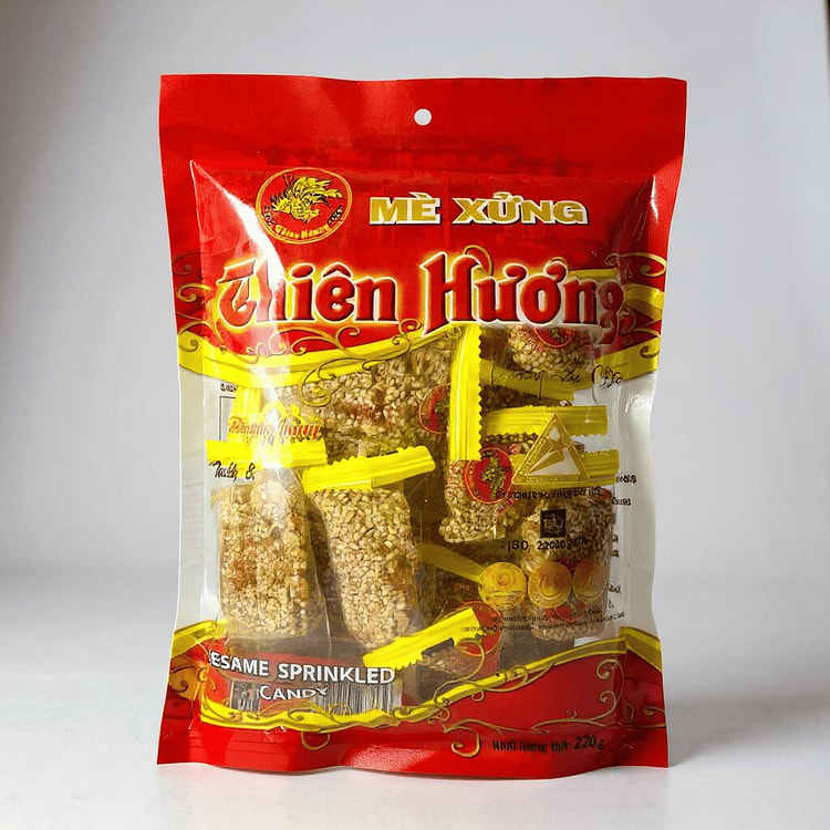 Thien Huong Sesame Sprinkled Candy Keo Me Xung 220 g