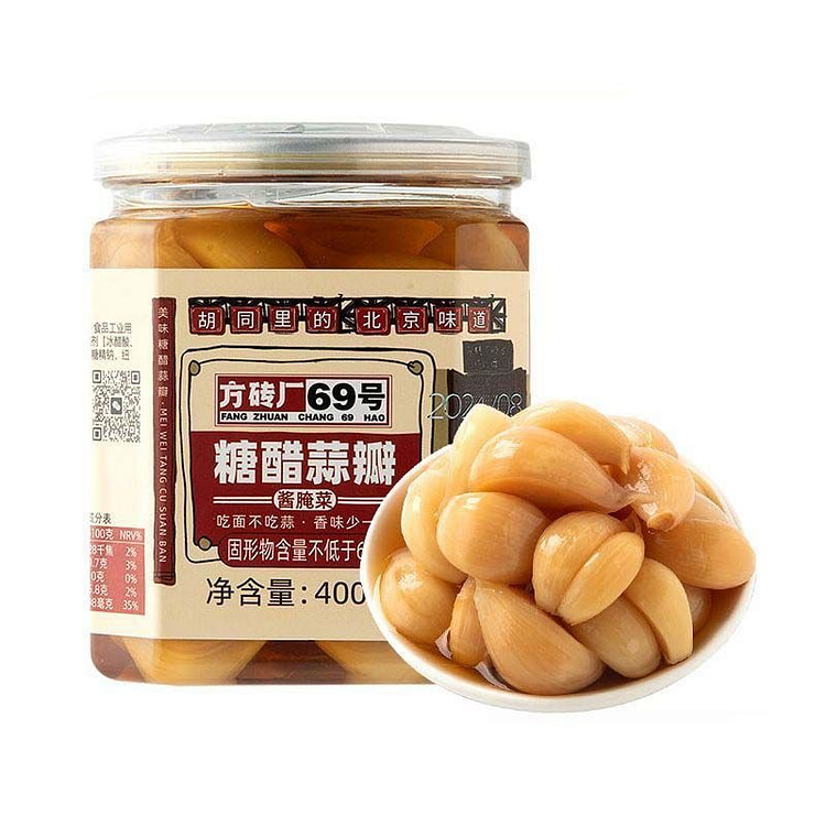 Sweet and sour garlic cloves 400g 400 g