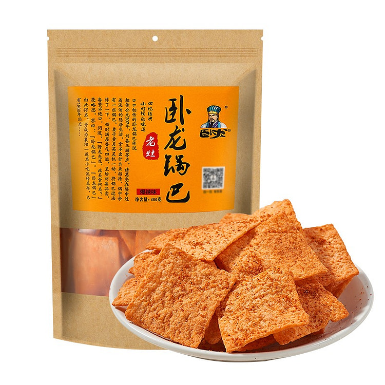 Wolong Handmade Rice Crackers Spicy Flavor