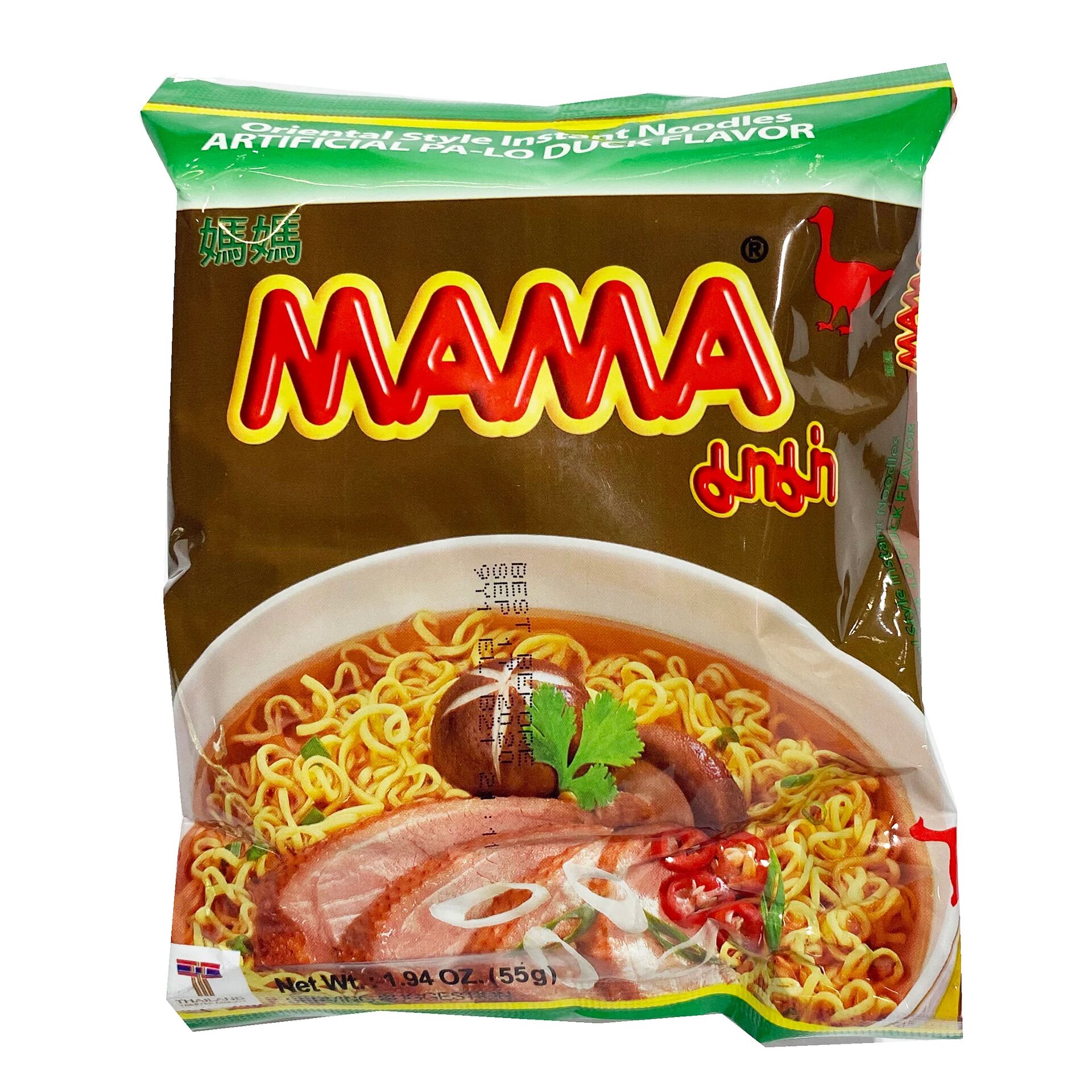 Mama Oriental Style Noodle Pa Lo Duck Flavor 1 count 1 each