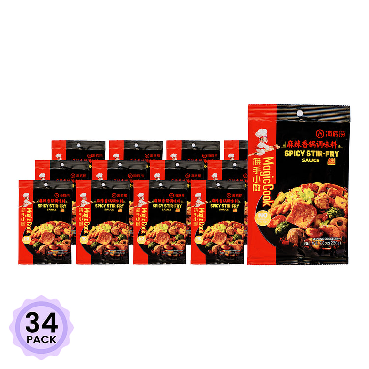 海底捞 麻辣香锅调味料(麻辣味) 220 克*34 包