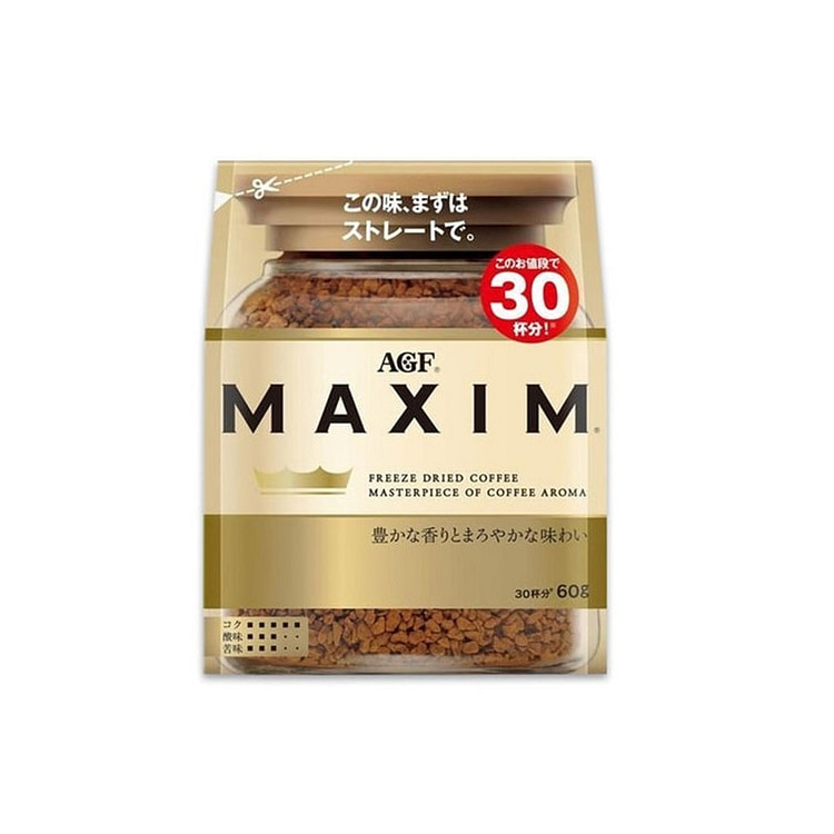 AGF MAXIN 冻干 原味 速溶咖啡 60g