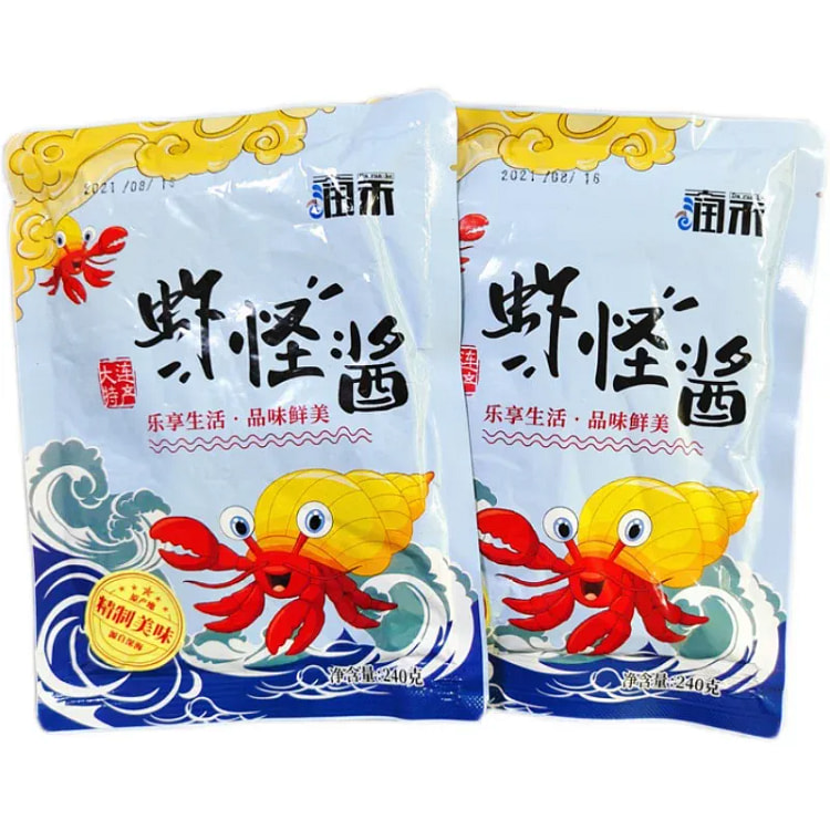 大润禾 大连虾怪酱100g*2包 200 克