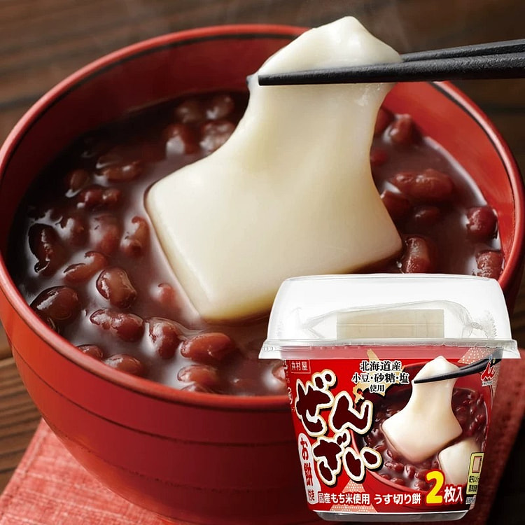 Japanese Imuraya Red Bean Rice Cake Porridge 184g 184 g