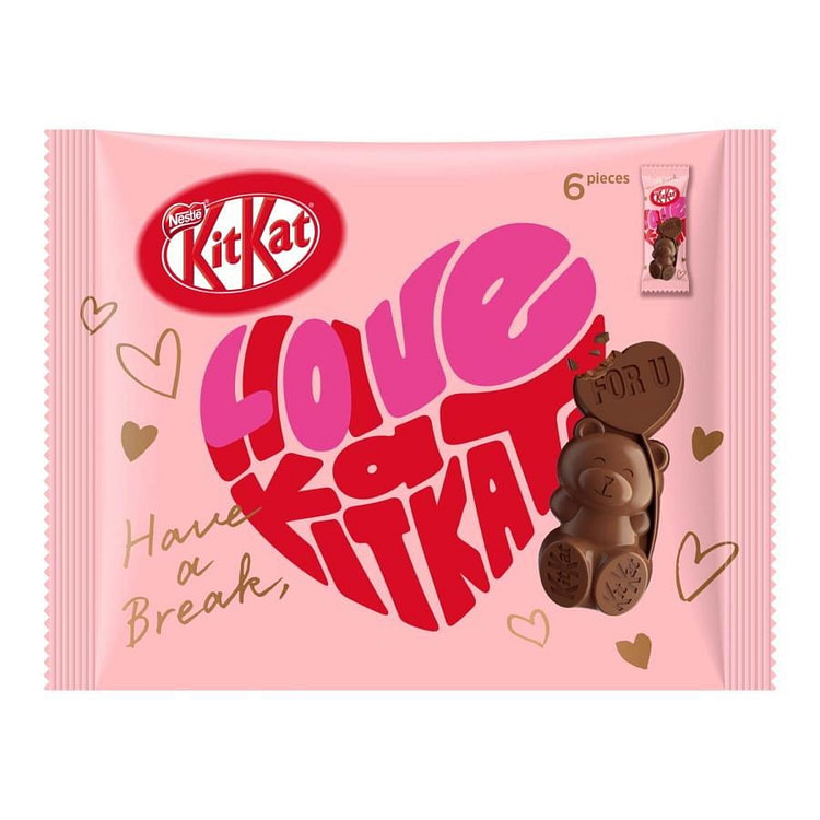 ネスレ Kitkat キットカット 2026年 ハートフルベアー バッグ 6個 1 各