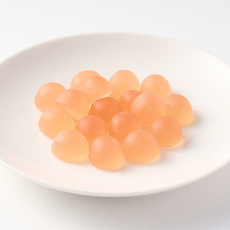 muji White Peach Gummy Candy 61g 1 each