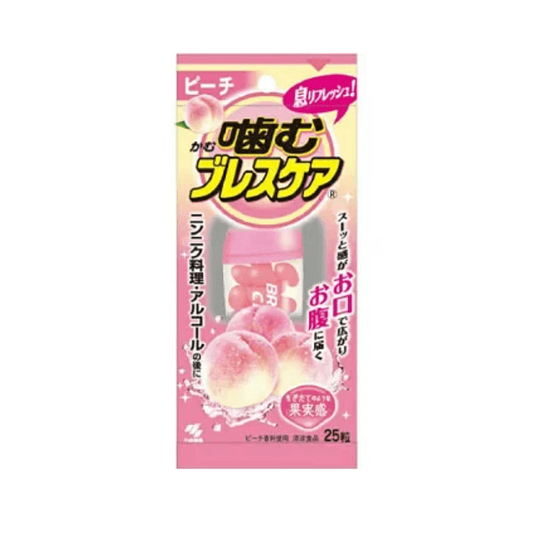 KOBAYASHI Kobayashi Pharmaceutical Fresh Peach Flavor Breath Mints 25pcs