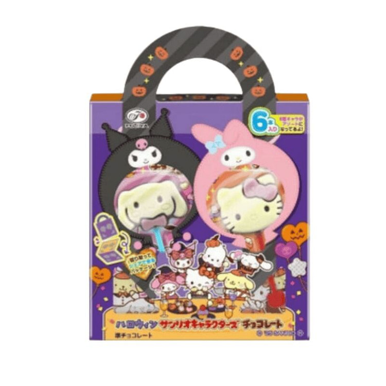 不二家 万圣节限定 三丽鸥角色巧克力棒 6支装 1 份