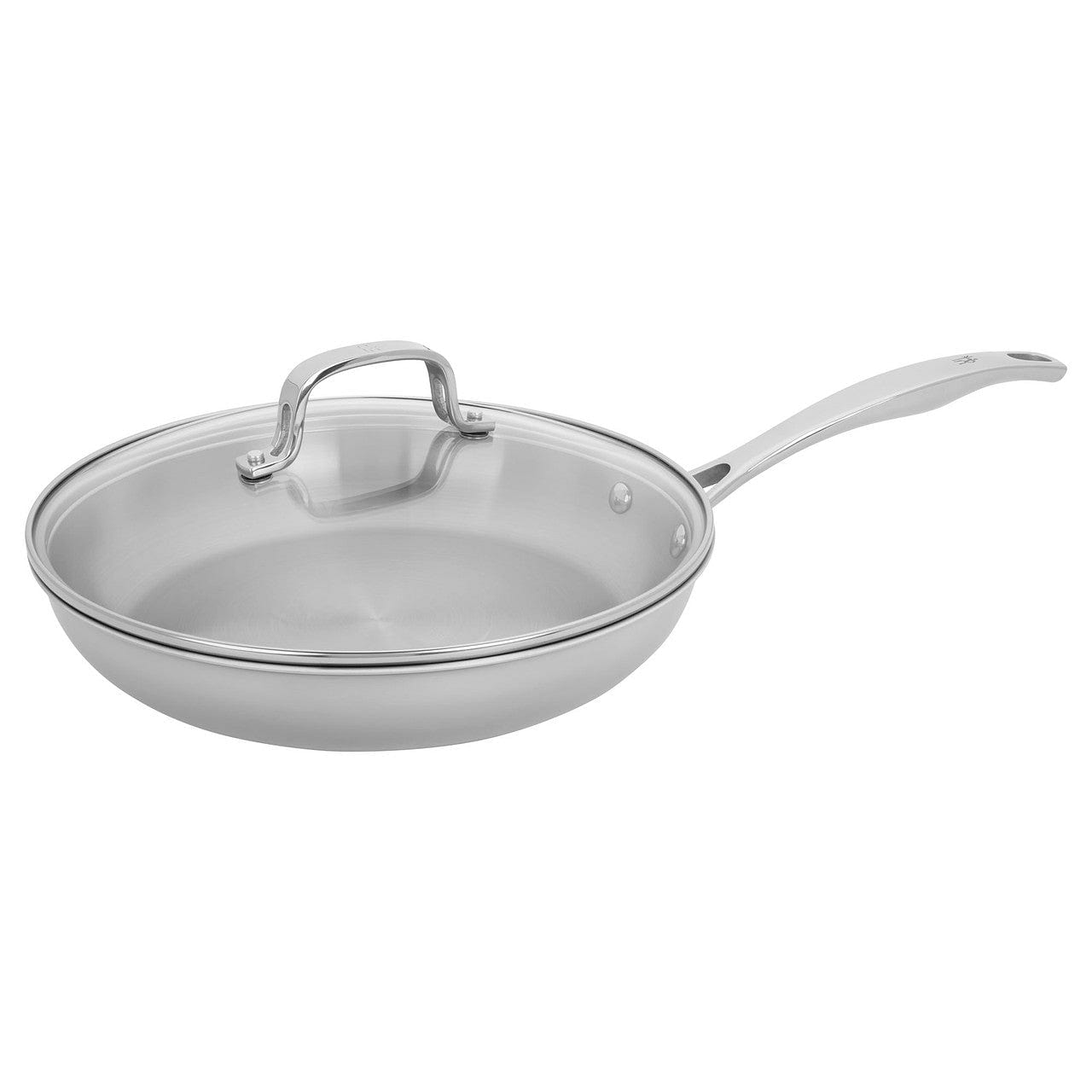 Henckels 10-inch Stainless Steel Fry Pan with Lid 1 each