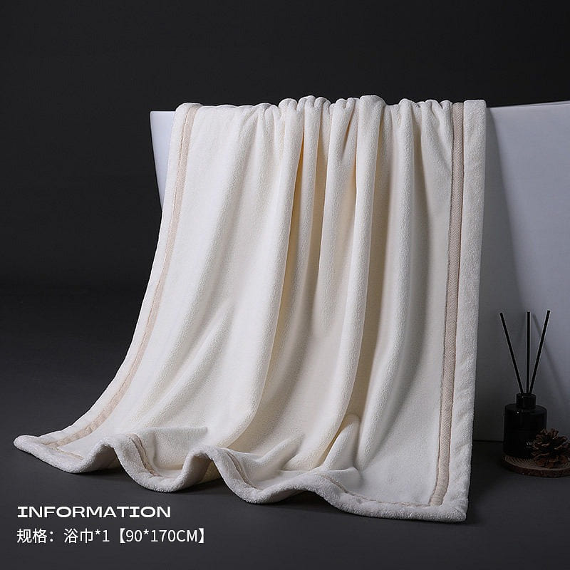 Light rain, thick bath towel, beige 680 g