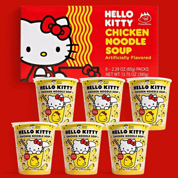 Hello Kitty Instant Chicken Ramen Noodle Soup