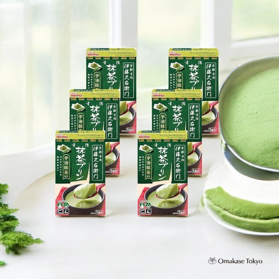 Nissin Welna Itokyuemon Uji Matcha Pudding Mix 300 g