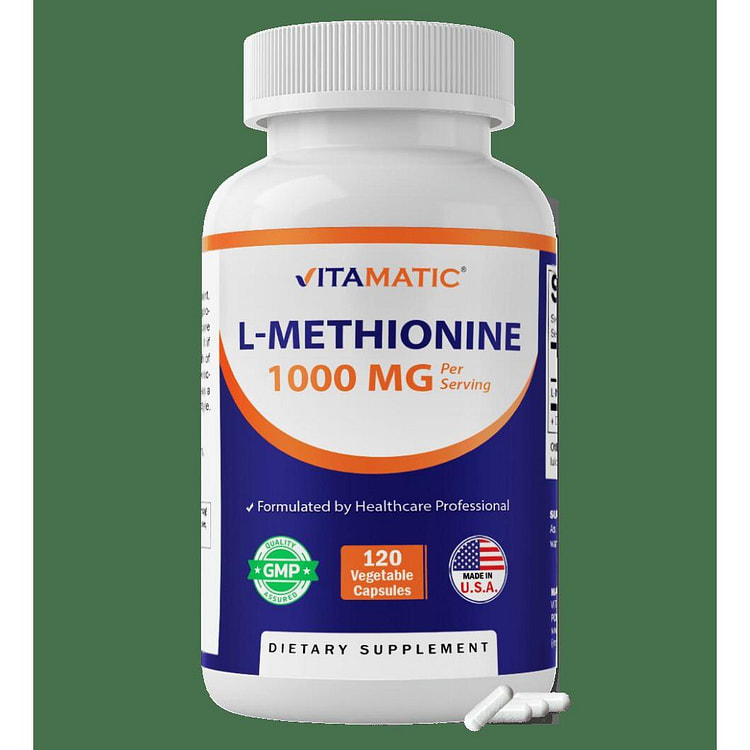 Vitamatic L-蛋氨酸，120粒胶囊 1 份