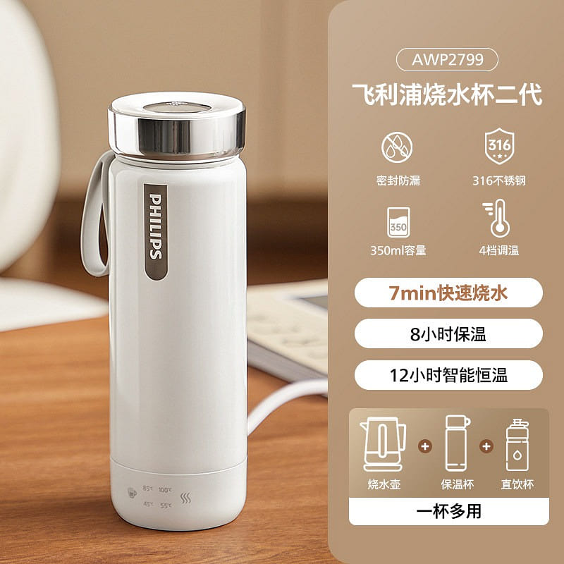 ELECTRIC BOTTLE 2 VERSION WHITE 350ML 1 pack