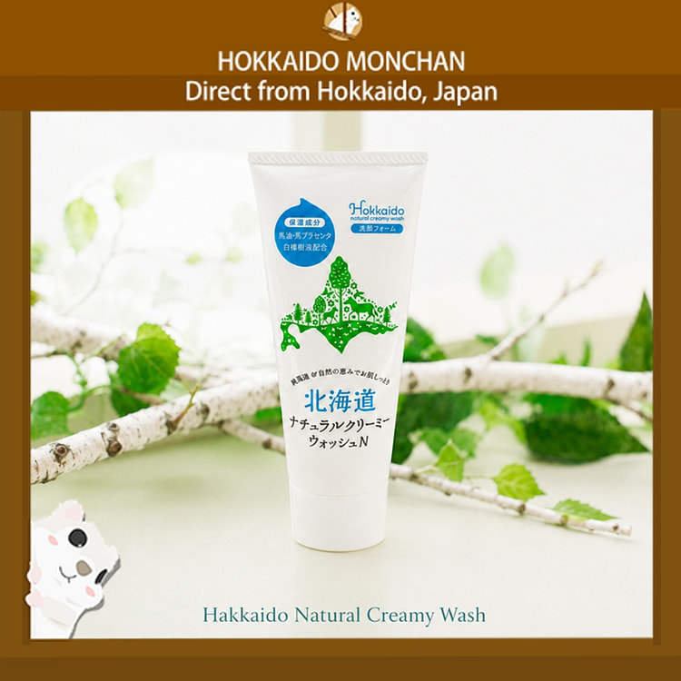 北海道纯马油本铺 北海道马油洗面乳 100g 1 份