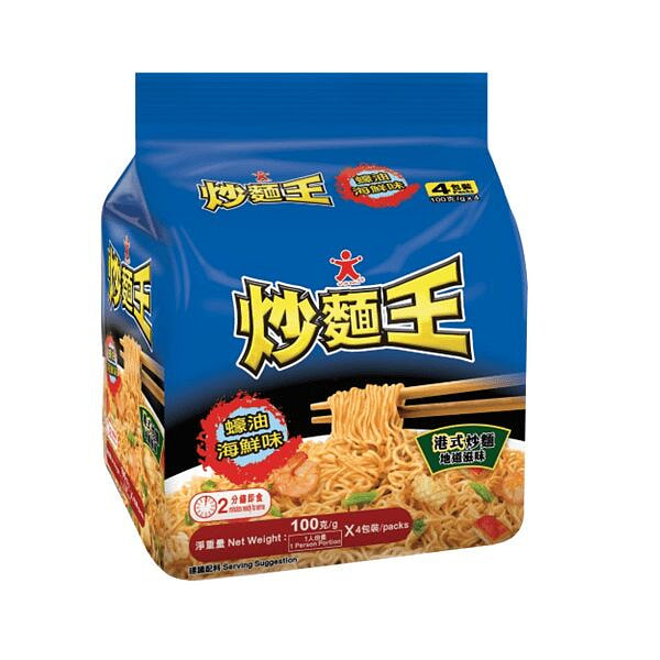 DOLL 公仔 炒面王 蚝油海鲜味 100g*4 1 份
