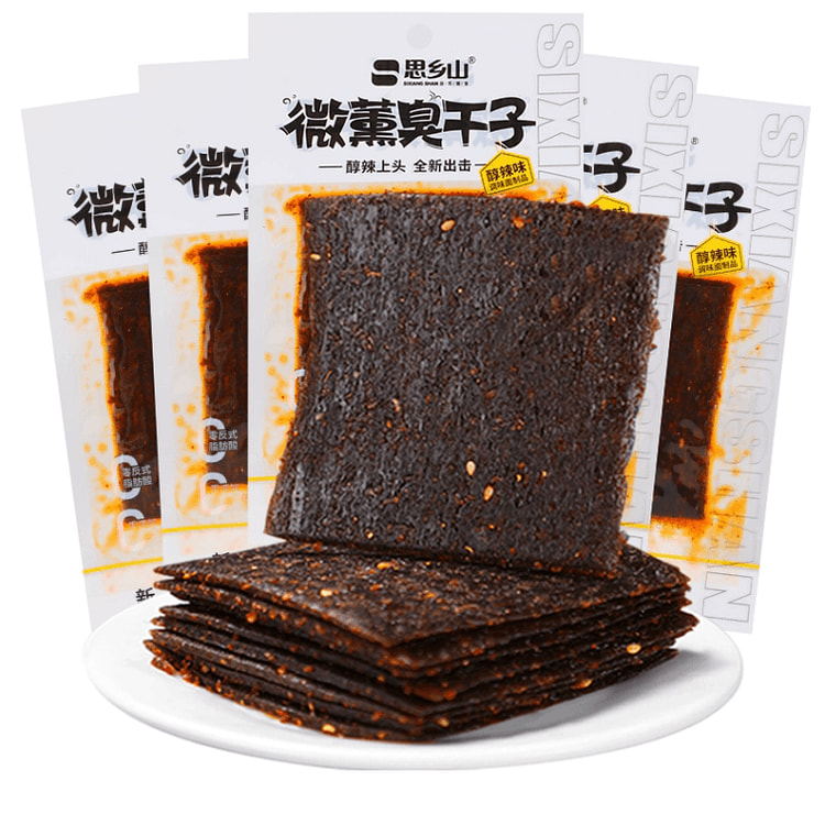 思乡山微薰臭干子 辣条湖南特产 20g*5包