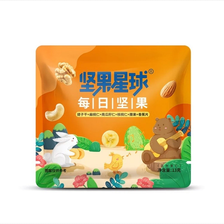 Wolong Nut Planet Daily Nut Mix 13g*7 packs 91 g