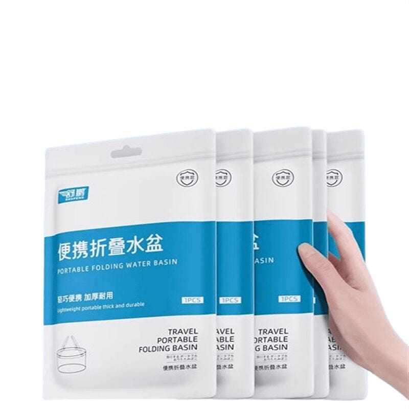Foldable Basin, Disposable, Trumpet 1 pack