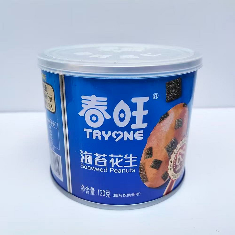 Chunwang Seaweed Peanuts 120g*1 Jar 120 g