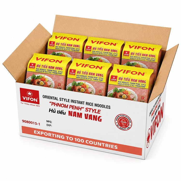 [24-PACK] VIFON Phnom Penh Rice Noodle Soup 2.12 oz*24 pack