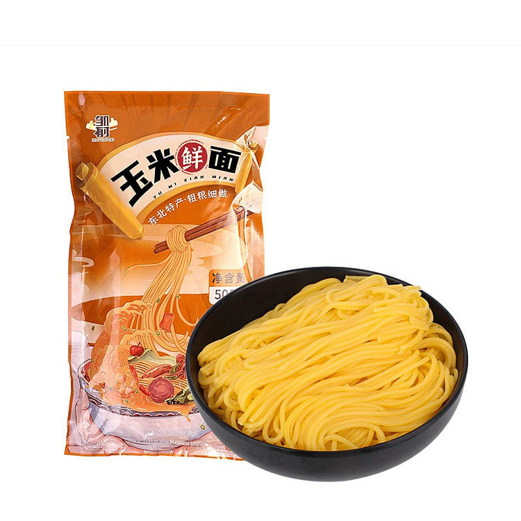 【邹有才】纯玉米面条 正宗东北黄面条 低脂肪粗粮