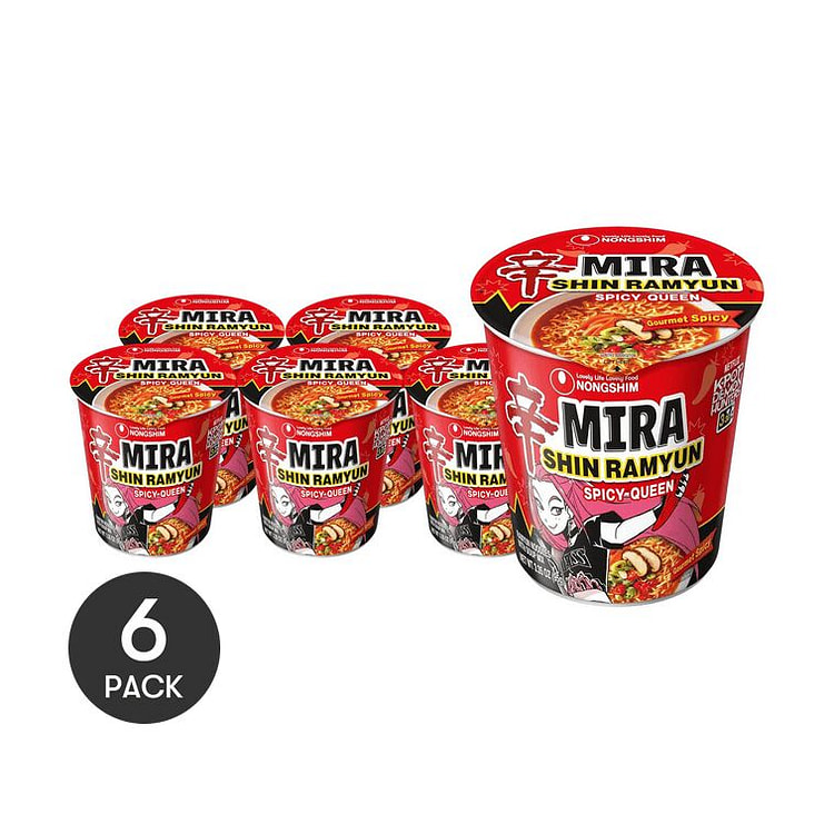 Nongshim KPop Shin Ramen Spicy - 95g x 6 Packs 95 g