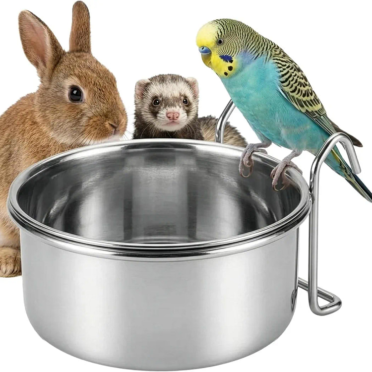 Stainless Steel Mini Coop Cup 10 Oz Pet Bowl 1 each