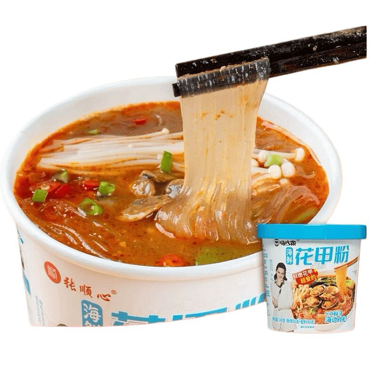 嗨吃家 花甲粉 速食粉面方便粉丝1桶