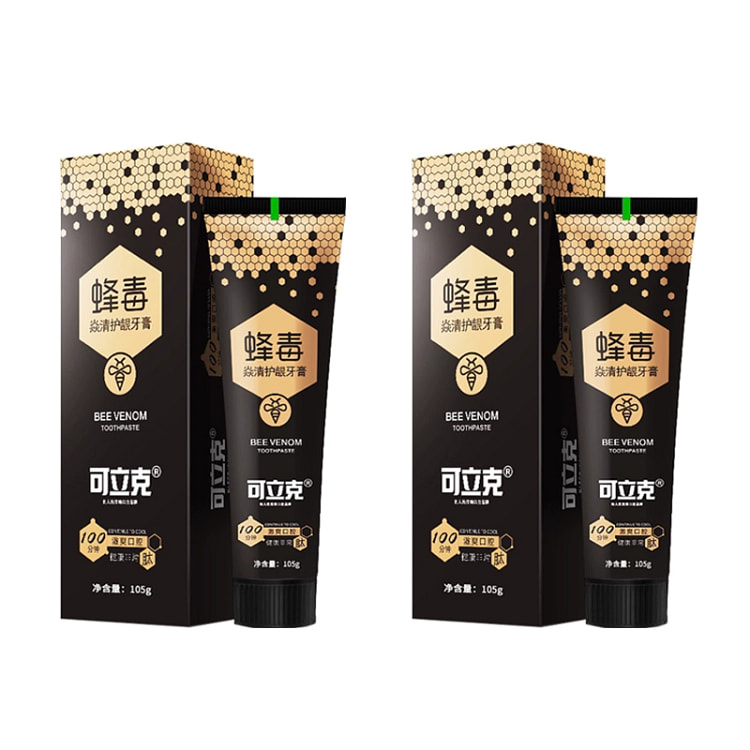 可立克蜂毒牙膏去黄去渍105g*1支