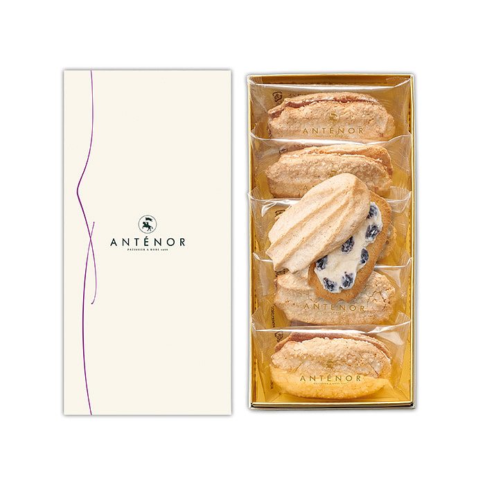 アントノール レーズンチョコレートクリームクッキー 5 枚入り 1 各