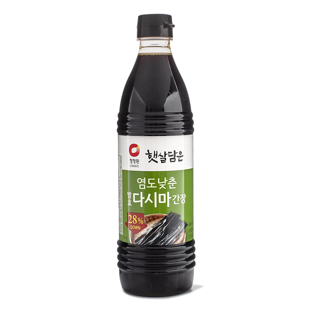 Chung Jung One Low Sodium Seatangle Soy Sauce 840 ml*12 pack