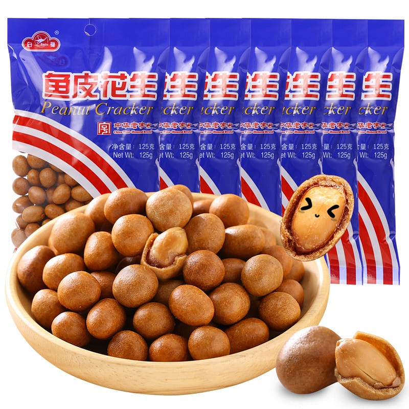 Egret fish skin peanuts 125 g