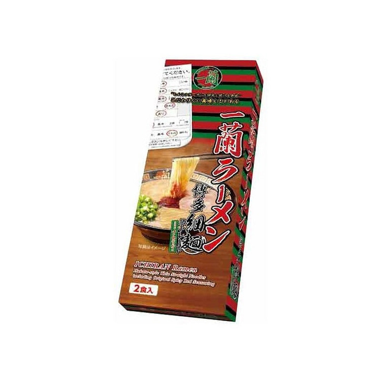 Ichiran Ramen Hakata Thin Noodles (Pure Noodles without Sauce Packet) for 1